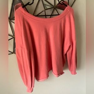 Bubblegum pink sweatshirt. Size medium.